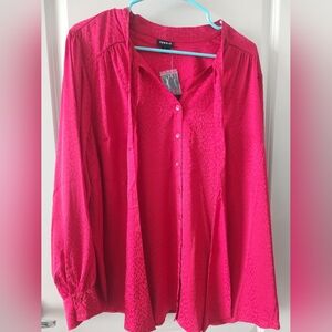 Torrid Size 1 Nwt Red Shirt